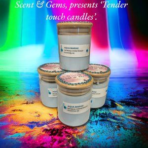 SCENT & GEMS, TENDER TOUCH CANDLES (NEW PRODUCTS)